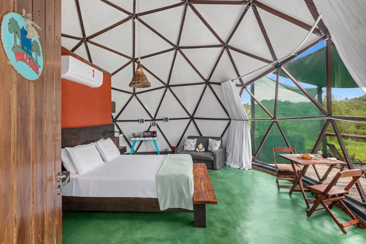 Glamping Serra Da Canastra - Casinha De Hortela - Domo Embauba Делфинополис Экстерьер фото