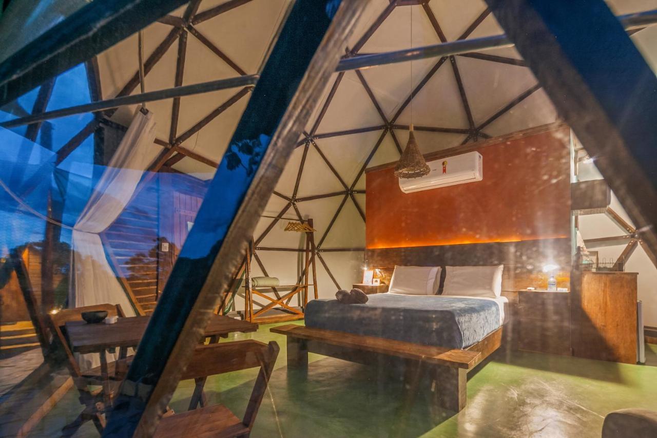 Glamping Serra Da Canastra - Casinha De Hortela - Domo Embauba Делфинополис Экстерьер фото